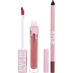 Kylie By Kylie Jenner by Kylie Jenner-Matte Lip Kit: Matte Liquid Lipstick 3ml + Lip Liner 1.1g - # 704 Sweather Weather Matte  --2pcs