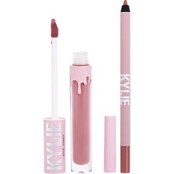 Kylie By Kylie Jenner by Kylie Jenner-Velvet Lip Kit: Velvet Liquid Lipstick 3ml + Lip Liner 1.1g - # 705 Charm Velvet  --2pcs