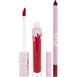 Kylie By Kylie Jenner by Kylie Jenner-Velvet Lip Kit: Velvet Liquid Lipstick 3ml + Lip Liner 1.1g - # 405 Red Velvet  --2pcs