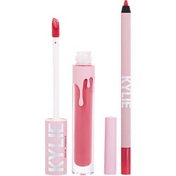 Kylie By Kylie Jenner by Kylie Jenner-Velvet Lip Kit: Velvet Liquid Lipstick 3ml + Lip Liner 1.1g - # 203 Party Girl Velvet  --2pcs