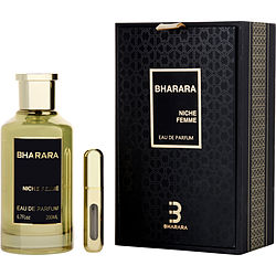 BHARARA NICHE FEMME by BHARARA-EAU DE PARFUM SPRAY 6.7 OZ + REFILLABLE TRAVEL SPRAY (EMPTY)