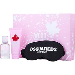 DSQUARED2 WOOD by Dsquared2 - EDT SPRAY 1.7 OZ & BATH AND SHOWER GEL 3.4 OZ & NIGHT MASK