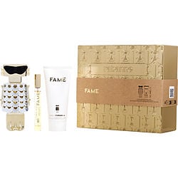 PACO RABANNE FAME by Paco Rabanne - EAU DE PARFUM REFILLABLE SPRAY 2.7 OZ & BODY LOTION 3.4 OZ & EAU DE PARFUM SPRAY 0.34 OZ