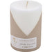 WHITE CURRANT & JASMINE by Northern Lights-ONE 3X4 INCH PILLAR CANDLE.  BURNS APPROX. 80 HRS. - BigSun