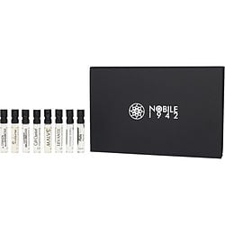 NOBILE 1942 VARIETY by Nobile 1942-DISCOVERY SET WITH MALVS & NOBILE 26 & LA STANZA DELLE BAMBOLE & PERDIZIONE & CAFE CHANTANT & LEVANTE & MALIA AND ALL ARE EXTRAIT DE PARFUM VIALS