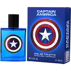 CAPTAIN AMERICA by Marvel - EDT SPRAY 3.4 OZ (NEW PACKAGING)
