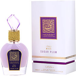 LATTAFA MUSK SUGAR PLUM by Lattafa-EAU DE PARFUM SPRAY 3.4 OZ (THAMEEN COLLECTION)