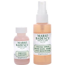 Mario Badescu by Mario Badescu-Grab And Go Set: Drying Lotion 29ml/1oz + Facial Spray 59ml/2oz  --2pcs