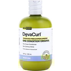 DEVA by Deva Concepts-FRAGRANCE-FREE & HYPOALLERGENIC CURL ONE CONDITION ORIGINAL RICH CREAM CONDITIONER 12 OZ