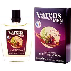 VARENS FOR MEN AMBRE COCA by Ulric de Varens - EDT SPRAY 3.4 OZ