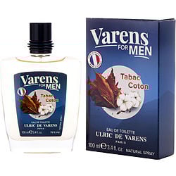 VARENS FOR MEN TABAC COTTON by Ulric de Varens - EDT SPRAY 3.4 OZ