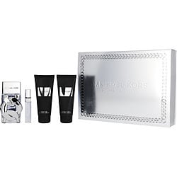 MICHAEL KORS POUR HOMME by Michael Kors-EAU DE PARFUM SPRAY 3.4 OZ & AFTERSHAVE BALM 3.4 OZ & SHOWER GEL 3.4 OZ & EAU DE PARFUM SPRAY 0.34 OZ MINI