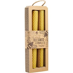 BEESWAX NATURAL by Northern Lights-8" TAPER CANDLE (2 PACK)