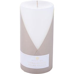 UNFRAGRANCED WHITE by Northern Lights - ONE 3X6 INCH PILLAR CANDLE.  BURNS APPROX. 100 HRS.