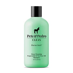 PETE & PEDRO by Pete & Pedro-CLEAN PEPPERMINT & TEA TREE OIL SHAMPOO 8.5 OZ