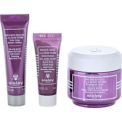 Sisley by Sisley - Black Rose Set: Black Rose Skin Infusion Cream 1.6oz + Black Rose Cream Mask 0.34oz + Black Rose Beautifying Emulsion 0.5oz --3pcs
