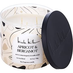 NICOLE MILLER APRICOT & BERGAMOT by Nicole Miller-SOY WAX BLEND CANDLE 14.5 OZ