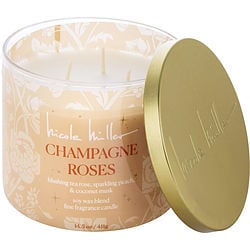 NICOLE MILLER CHAMPAGNE ROSES by Nicole Miller-SOY WAX BLEND CANDLE 14.5 OZ