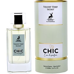 MAISON ALHAMBRA CHIC VELVET VERT SECRET by Maison Alhambra - EAU DE PARFUM SPRAY 3.4 OZ