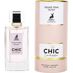 MAISON ALHAMBRA CHIC VELVET PINK SECRET by Maison Alhambra - EAU DE PARFUM SPRAY 3.4 OZ