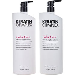 KERATIN COMPLEX by Keratin Complex-KERATIN COLOR CARE SMOOTHING SHAMPOO & CONDITIONER SET 33.8 OZ