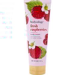 BODYCOLOGY FRESH RASPBERRIES by Bodycology - BODY CREAM 8 OZ