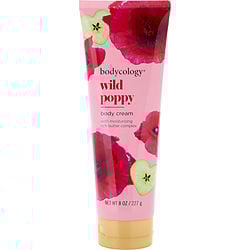BODYCOLOGY WILD POPPY by Bodycology - BODY CREAM 8 OZ