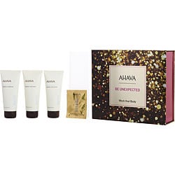 Ahava by AHAVA-Be Unexpected Work That Body Set: Deadsea Water Mineral Body Lotion 100ml + Hand Cream 100ml + Shower Gel 100ml + Crystal Ostomer X6 Serum 0.5ml --4pcs