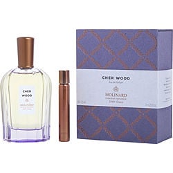 MOLINARD CHER WOOD by Molinard-EAU DE PARFUM SPRAY 3 OZ & EAU DE PARFUM ROLL-ON 0.25 MINI