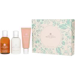 Molton Brown by Molton Brown-Heavenly Gingerlily Set: Bath & Shower Gel 3.4oz + Body Lotion 3.4oz + Hand Cream 1.3oz --3pcs