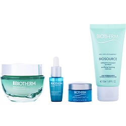 Biotherm by BIOTHERM - Biosource Gift Set: Aquasource Hyalu Plump Gel 50ml + Life Plankton Biosource 50ml + Life Plankton Elixír 7ml + Life Plankton Eye 5ml --4pcs