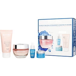 Biotherm by BIOTHERM - Aquasource Cica Nutri Routine Set: Aquasource Cica Nutri Cream 50ml + Biosource Softening Foaming Cleanser 50ml + Life Plankton Elixir 7ml + Life Plankton Eye Cream 5ml --4pcs