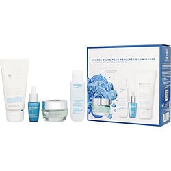 Biotherm by BIOTHERM - Aquasource Hyalu Plump Gel Set: Life Plankton Elixier 7ml + Aquasource Hyalu Plump Gel 15ml + Biosource Miccelair Water 30ml + Lait Corporel L'Original 50ml --4pcs