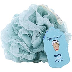 SPA ACCESSORIES by Spa Accessories-VINTAGE LACE BATH POUF - MARINE