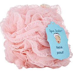 SPA ACCESSORIES by Spa Accessories-VINTAGE LACE BATH POUF - BLUSH