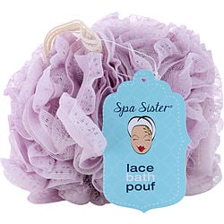 SPA ACCESSORIES by Spa Accessories-VINTAGE LACE BATH POUF - MAUVE