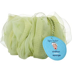 SPA ACCESSORIES by Spa Accessories-CHIFFON DREAMY BATH SPONGE - CELERY/PALMS