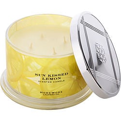 HOMEWORX SUN KISSED LEMON by Slatkin + Co.-SCENTED CANDLE 18 OZ