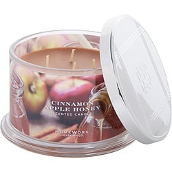 HOMEWORX CINNAMON APPLE HONEY by Slatkin + Co. - SCENTED CANDLE 18 OZ