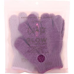 SPA ACCESSORIES by Spa Accessories-GAL PAL TWIN EXFOLIATING GLOVES TREATMENT (LIGHT MAUVE & RASPBERRY)