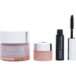 CLINIQUE by Clinique - Glow And Go Bold Set: Moisture Surge™ Intense 72H Lipid-Replenishing Hydrator 50ml/1.7oz +All About Eyes 5ml/0.17oz + High Impact Mascara 3.5ml/0.14oz