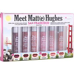 TheBalm by TheBalm-Meet Matt(e) Hughes 6 Mini Long Lasting Liquid Lipsticks Kit  - San Francisco  --6x1.2ml/0.04oz