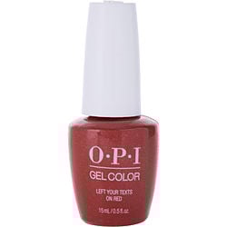 OPI by OPI - Gel Color Soak-Off Gel Lacquer - Left Your Texts On Red --0.5oz