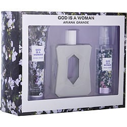 GOD IS A WOMAN ARIANA GRANDE by Ariana Grande - EAU DE PARFUM SPRAY 3.4 OZ & BODY SOUFFLE 3.4 OZ & BODY MIST 4 OZ