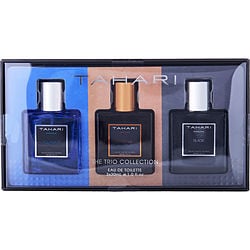 TAHARI PARFUMS VARIETY by Tahari Parfums-THE TRIO COLLECTION WITH AQUAWAVE & BLACK & LEATHER OUD AND ALL ARE EDT SPRAY 1 OZ