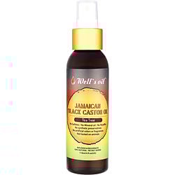 WELL'S OIL by Well's Oil-JAMAICAN BLACK CASTOR OIL SPRAY - TEA TREE 4 OZ